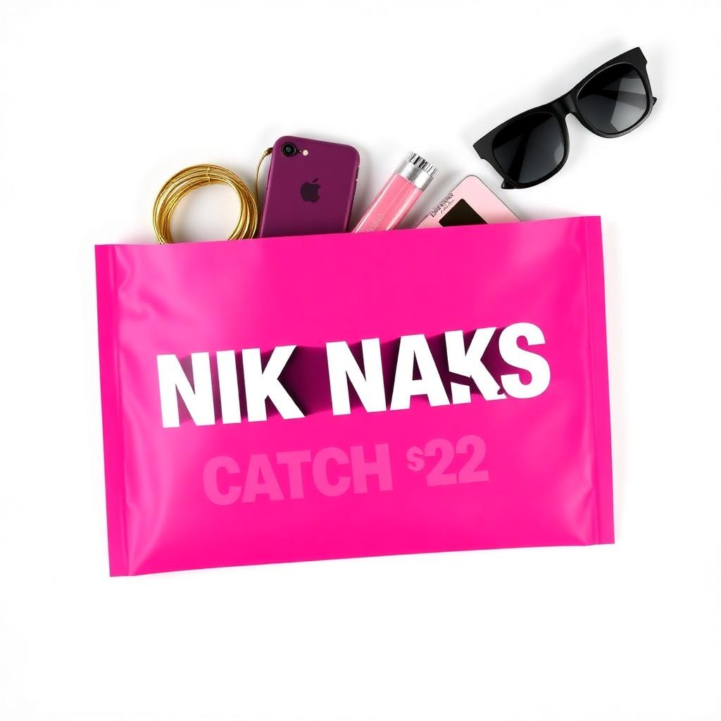 Catch $22 branded polymailer with accessories